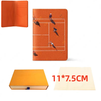 Card holder clip-orange
