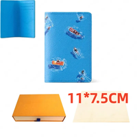 Card holder clip-sky blue