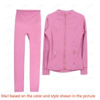 Pink gold zipper suit