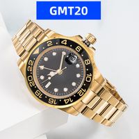 Golden bezel-black