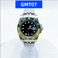 Green yellow bezel-black
