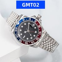 Red blue bezel-black