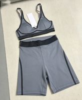 Light grey Flocked Shorts Set