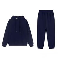 21.Blue-gray hooded sports pants set