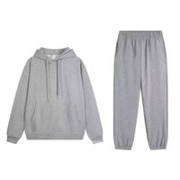 14.Grey hooded sports pants set