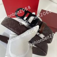 #15 Brown pattern+black buckle
