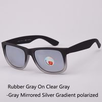 Black gradient-polarized silver mirror