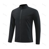 Black stand up collar jacket