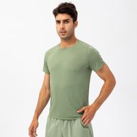 Green short-sleeved shirt