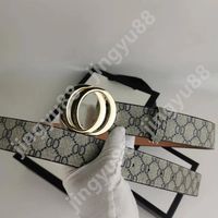 #8:Golden buckle+Blue letter belt
