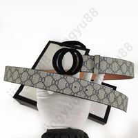 #7:Black buckle+Blue letter belt