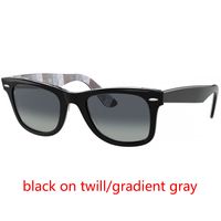Black on twill-gradient gray