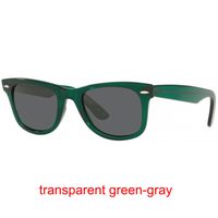 Transparent green-gray