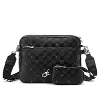 Black grid embossing