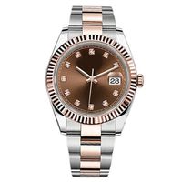 Rose gold face +silver rose band