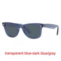 Transparent blue-dark blue