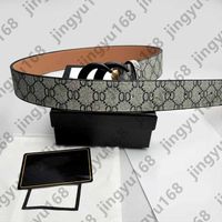 #18:Black buckle+Blue letter belt