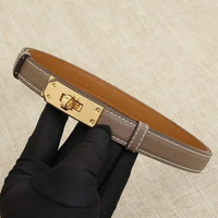 5.Grey belt with gold buckle