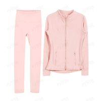 Pink rose gold-leggings set