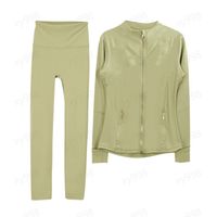 Green gold-leggings set