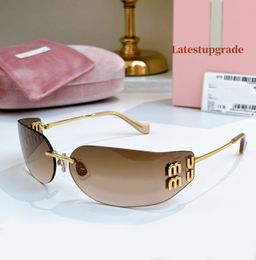 Designer sunglasses for women men Luxur Frameless glasses A51S 54Y 04Z Various colors Classic Frameless Frame Eyewear Outdoor Goggles UV400 Protection Glasses