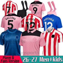 SUNDERLAND 26 27 Retro St. Patrick Day Lifestyle Soccer Jerseys BELLINGHAM STEWART SIMMS ROBERTS Home Away Third 2026 2027 Football Shirt PRITCHARD Men Kids Kit