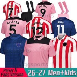 SUNDERLAND 26 27 Retro St. Patrick Day Lifestyle Soccer Jerseys BELLINGHAM STEWART SIMMS ROBERTS Home Away Third 2026 2027 Football Shirt PRITCHARD Men Kids Kit