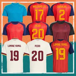 2026 Spain LAMINE YAMAL Soccer Jerseys 26 27 World Cup WILLIAMS JR GAVI FABIAN MERINO OLMO Spanish Espana Football shirt RODRIGO PEDRI MARC PUBILL kids kit uniform
