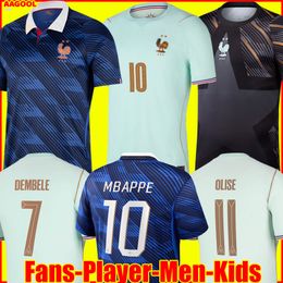 France football shirt 2026 World Cup French soccer jersey MBAPPE Maillots de kit equipement de foot women kids enfants EKITIKE DEMBELE OLISE DOUE THURAM 26 27 TOPs 999