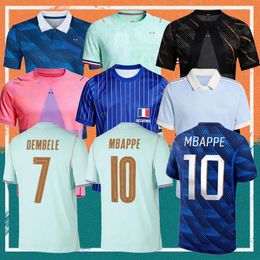2026 france World Cup MBAPPE MATETA soccer jerseys 2026 French OLISE DEMBELE CHERKI KANTE DOUE Maillot football shirt THURAM TCHOUAMENI enfants kids kit women