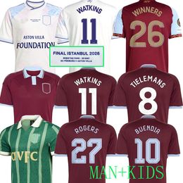 XXXL 4XL Mens Aston villashirt 25 26 27 BAILEY MALEN soccer jersey home away third 2026 villa McGINN ONANA WATKINS KONSA MARTINEZ Men kids kit football shirt FINAL