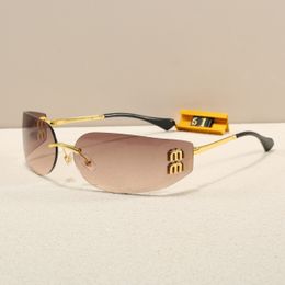 Designer sunglasses for women men Luxur Frameless mm glasses a51s Various colors Classic Frameless Frame Eyewear Outdoor Goggles UV400 Protection Glasses