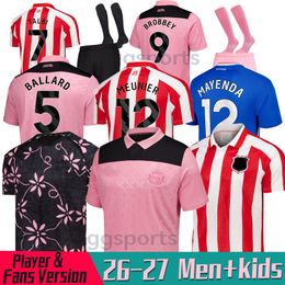 SUNDERLAND 26 27 Retro St. Patrick Day Lifestyle Soccer Jerseys BELLINGHAM STEWART SIMMS ROBERTS Home Away Third 2026 2027 Football Shirt PRITCHARD Men Kids Kit