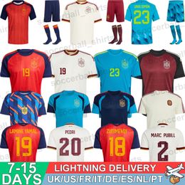 Spain Jerseys Football Soccer Jerseys World Cup 2026 Retro Football Shirts Tops Kits Men Kids Women Fans Player 3XL 4XL PEDRI LAMINE YAMAL ZUBIMENDI BARRIOS CUBARSI