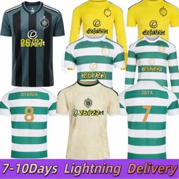 26-27 New Celts football JOTA celticfc PARROTT jersey ELYOUNOUSSI CHRISTIE GRIFFITHS FORREST EDOUARD KYOGO MCGREGOR SCHMEICHEL 25 26 27 Home Away Kids Kit