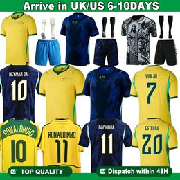 2026 brasil Football Shirt kit 26 27 RICHARLISON VINI JR NEYMAR JR MARQUINHOS RAPHINHA Men kids kitMen kids kit retro 2002