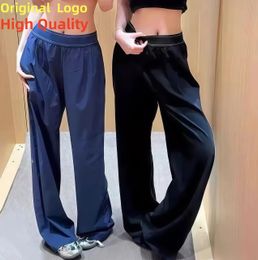 5A Designer Yoga Pants Gym Clothing Women Sports Full-length Dance StudioTrousers Straight-Leg Suit Up Pant Jogger Sweatpants Alosetily women clothes set