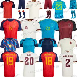 Spain Jerseys Football Soccer Jerseys World Cup 2026 Retro Football Shirts Tops Kits Men Kids Women Fans Player 3XL 4XL PEDRI LAMINE YAMAL ZUBIMENDI BARRIOS CUBARSI