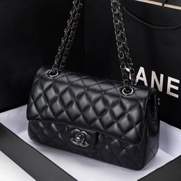 Top Designer Handbag Shouder Chain Bag Cutch Fap Totes Bags Waet Check Veour Thread C Purse Doube Letters Soid Hasp Waist Square Stripes Fashion Women BAG
