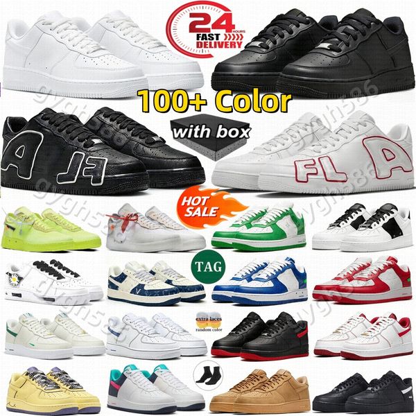 Designer Shoes 2026 One af1s 1s Casual Sneakers Classic 1 Triple White Black Red Traienrs Outdoor Running Sports Panda Starstruck CPFM Wheat Shoes Mens Womens