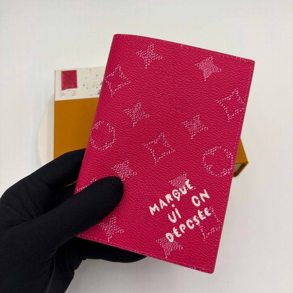 luxury designer brand women wallets leather passport cover brand credt card holder men business passport holder wallet carteira masculina AAAAA