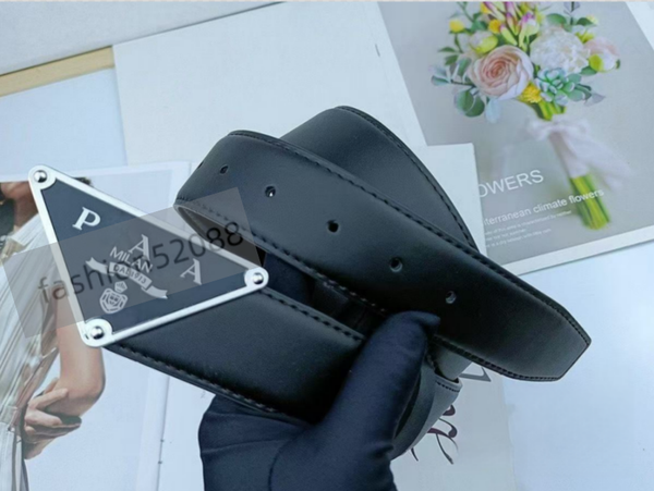 belts for men designer belt ceinture triangle ceinture black smooth buckle valentine christmas day gift fashion leather waistband woman belts size105cm-125cm SSSS