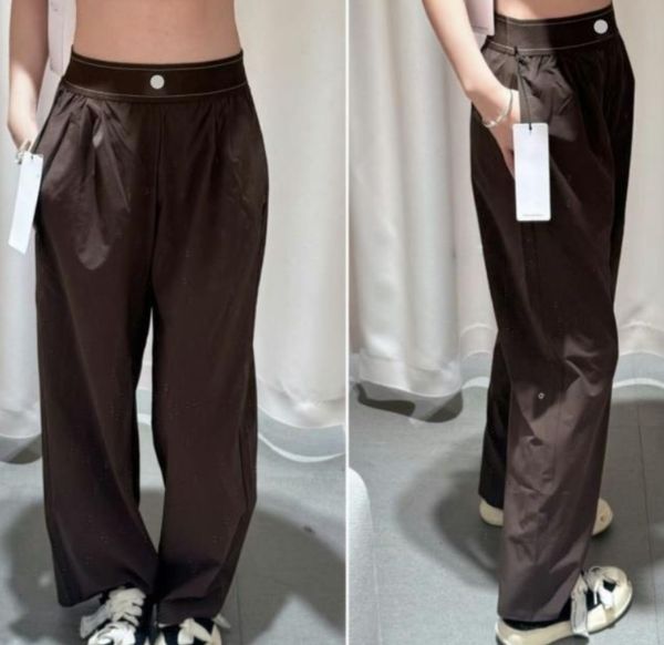 Designer Yoga Pants Tank Top Set Gym Clothing Women Sports High-Waist Full-length Dance StudioTrousers Straight-Leg Suit Up Pant Jogger Sweatpants Gym Set
