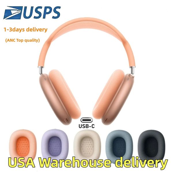 USA delivery For Airpods Max 2 3 4 Headphone Bluetooth Earphones Accessories airpod Max Pro Headset TPU Case Silicone airpod Pro max Wireless Headphones cover