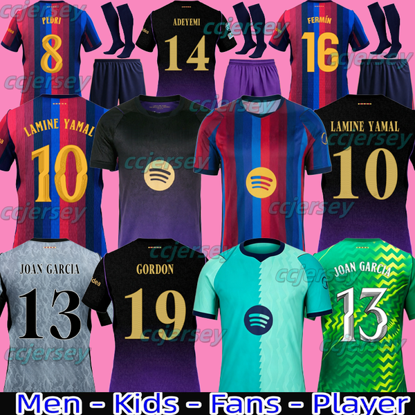 barcelona jersey 26 27 LAMINE YAMAL RASHFORD soccer jerseys GAVIOLMO JOAO CANCELO football kits 2026 2027 football shirt menkit youth kids sets Olivia Rodrigo