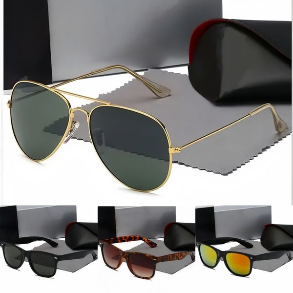 Free Shipping Designer Sunglasses for Mens Womens Adumbral Fashion Goggle UV400 Eyewear Classiceyeglasses Luxury Male Sun Glasses Metal Frame With Box