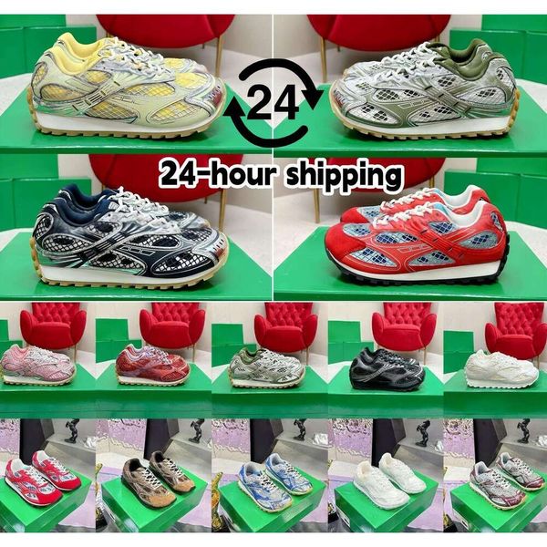7A Designer Orbit Running Shoe Sneaker Man Womens Luxury Trainers Leather Mesh Nylon Fabric Sneakers Shoes