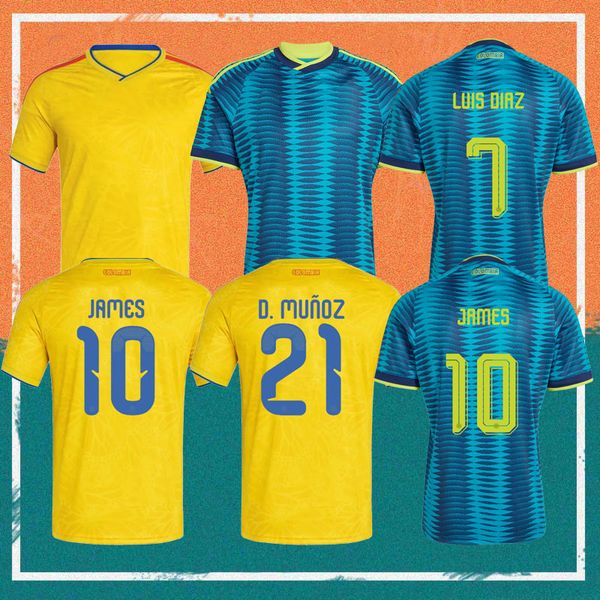 2026 Colombia JAMES LUIS DIAZ 100 Anniversary Soccer Jerseys 26/27 DURAN M.BORJA L.DIAZ J.LERMA Football Shirt ARIAS BORRE CARRASCAL National Team CORDOBA uniform