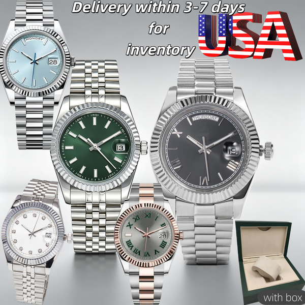 casual luxury automatic watch with sapphire stainless steel strap casual and versatile 36mm/41mm watches