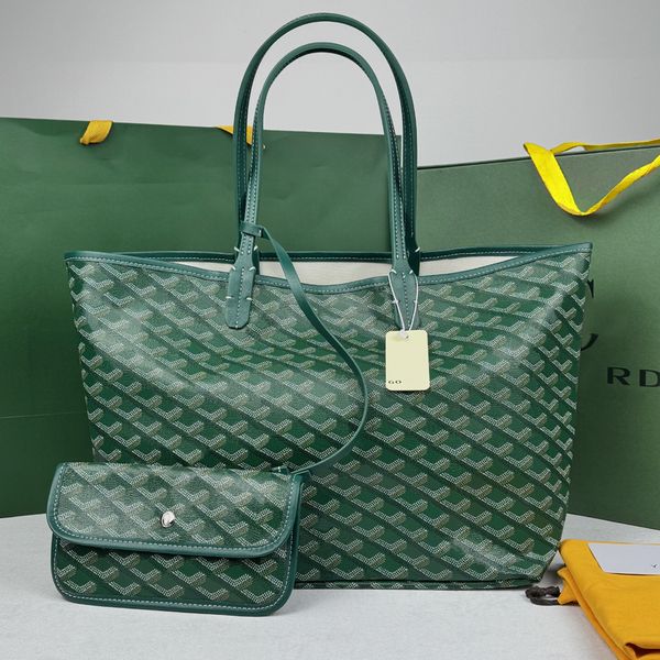 Tote bag Top Designer bag Double-sided Dual-use Calf Leather Shopping Bags Single Shoulder bag Handbag Mini Women Green Version Beach Bag Pink Black Blue Luxury bag